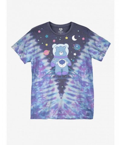 Care Bears Space Tie-Dye Boyfriend Fit Girls T-Shirt $17.22 T-Shirts