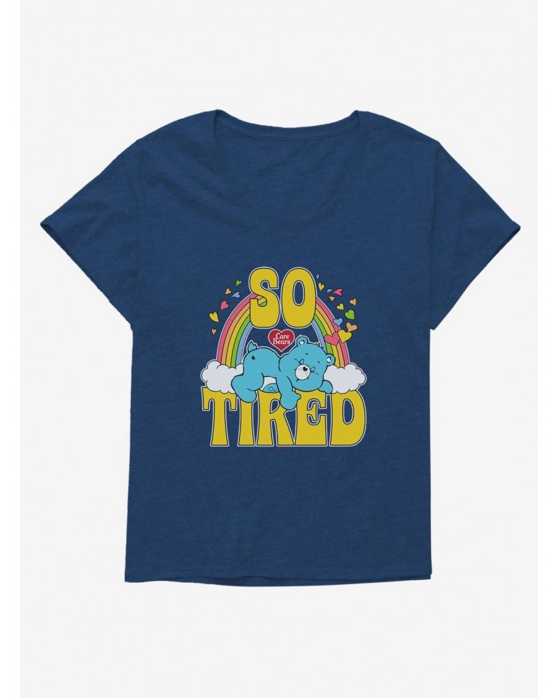 Care Bears Bedtime Bear So Tired Girls T-Shirt Plus Size $17.92 T-Shirts