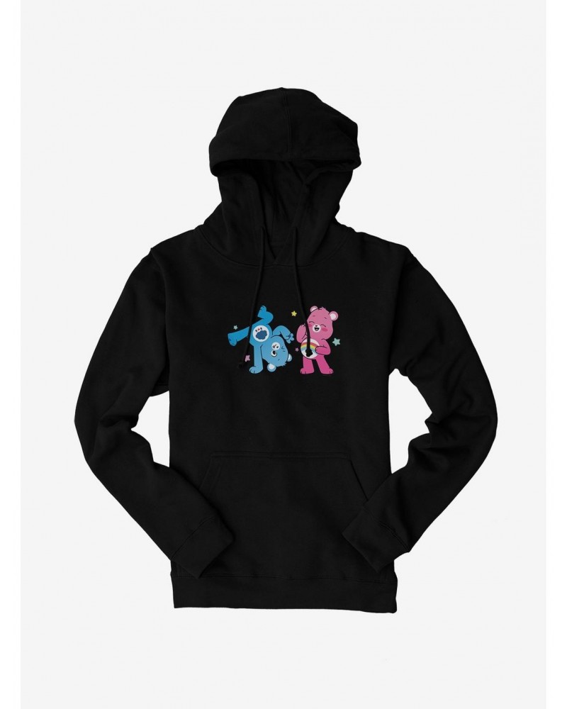 Care Bears Grumpy And Cheer Cartwheel Hoodie $27.84 Hoodies