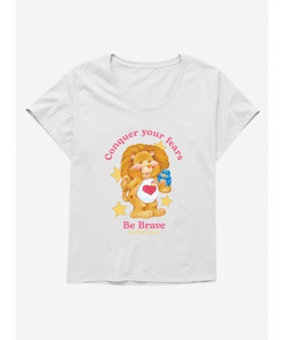 Care Bear Cousins Brave Heart Lion Be Brave Girls T-Shirt Plus Size $18.54 T-Shirts