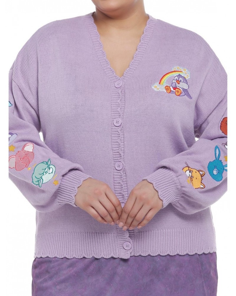 Care Bear Cousins Lavender Skimmer Girls Cardigan Plus Size $35.94 Cardigans