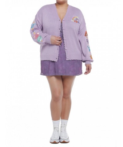 Care Bear Cousins Lavender Skimmer Girls Cardigan Plus Size $35.94 Cardigans