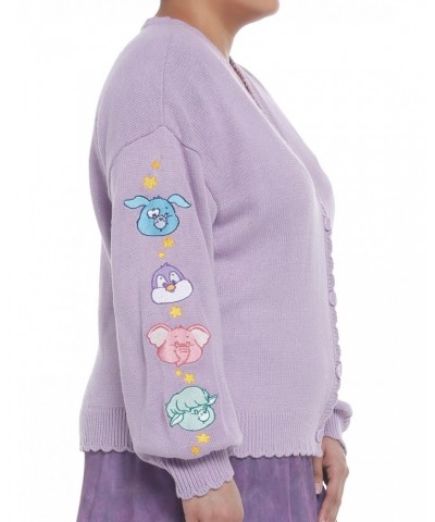 Care Bear Cousins Lavender Skimmer Girls Cardigan Plus Size $35.94 Cardigans