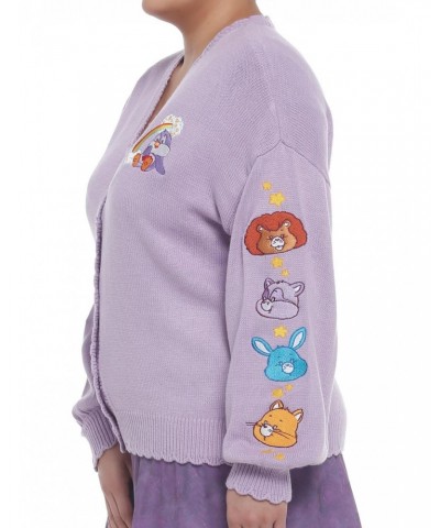 Care Bear Cousins Lavender Skimmer Girls Cardigan Plus Size $35.94 Cardigans