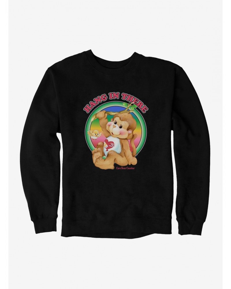 Care Bear Cousins Playful Heart Monkey Hang In There Sweatshirt $23.25 Sweatshirts