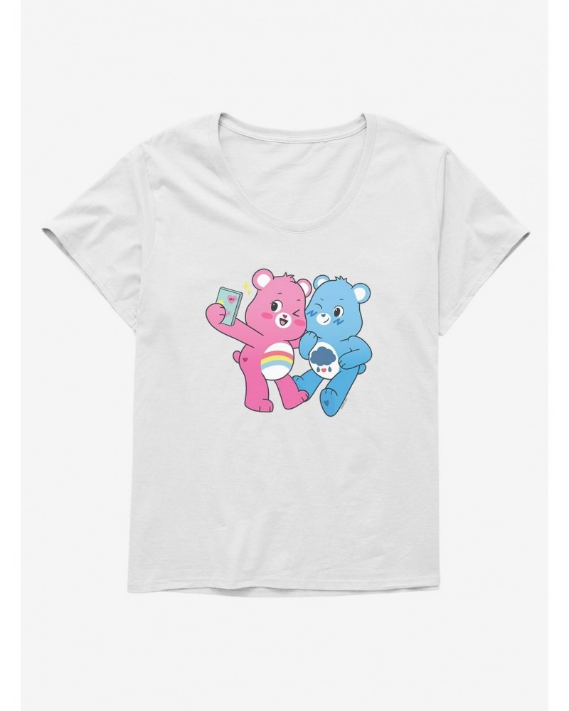 Care Bears Grumpy And Cheer Cute Selfie Plus Girls T-Shirt $17.34 T-Shirts