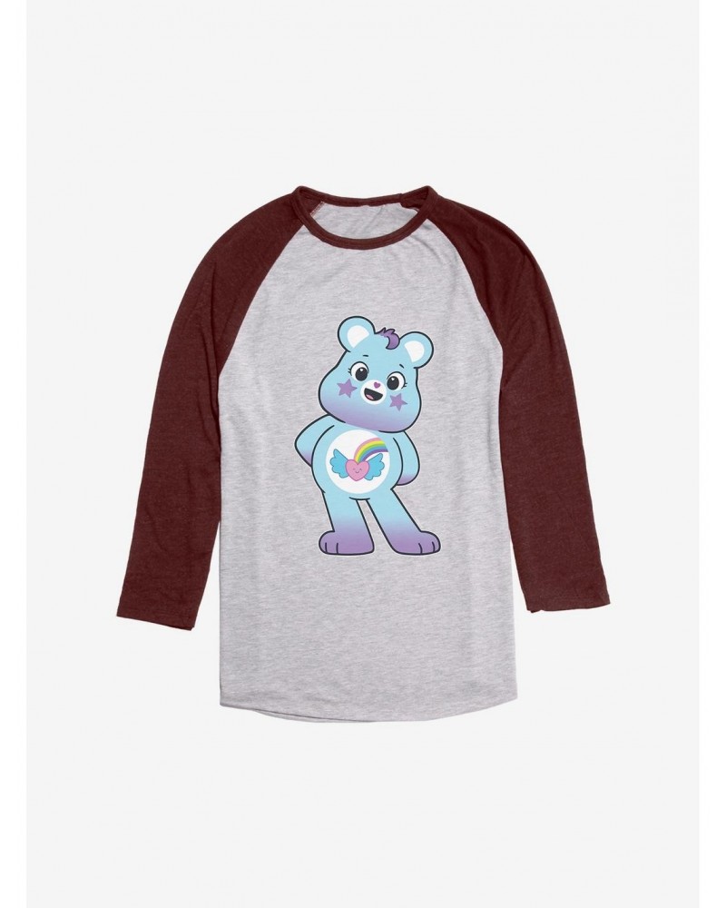 Care Bears Pose Dream Bright Bear Raglan $17.34 Raglans