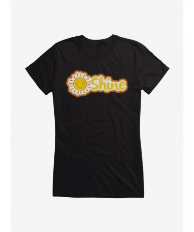 Care Bears Funshine Bear Shine Script Girls T-Shirt $15.44 T-Shirts