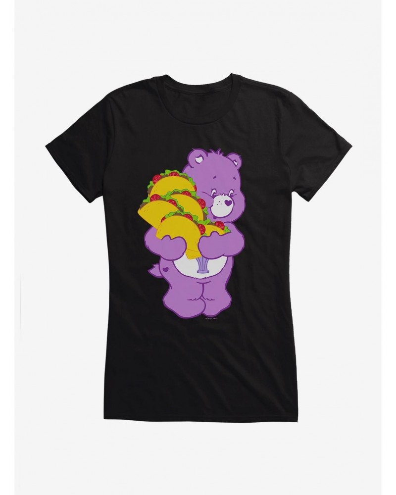 Care Bears Share Bear Taco Girls T-Shirt $16.19 T-Shirts