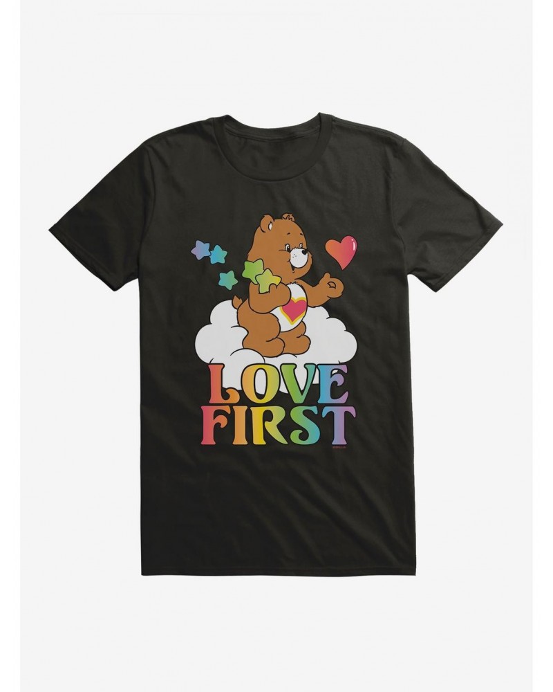 Care Bears Pride Tenderheart Bear Love First T-Shirt $15.30 T-Shirts