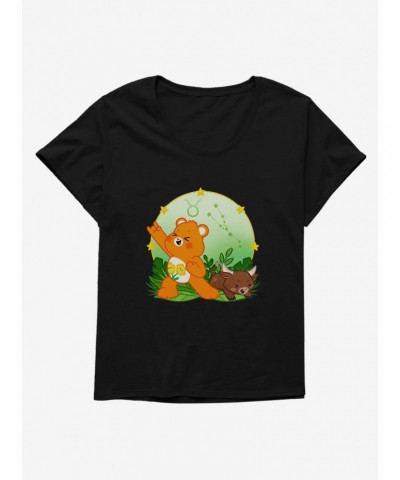 Care Bears Taurus Bear Girls T-Shirt Plus Size $17.92 T-Shirts