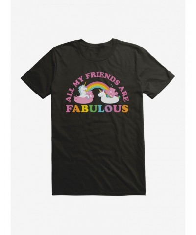 Care Bears Pride Cheer Bear My Friends Are Fabulous T-Shirt $15.06 T-Shirts