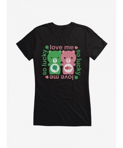 Care Bears Cartoon Luck And Love Girls T-Shirt $15.69 T-Shirts