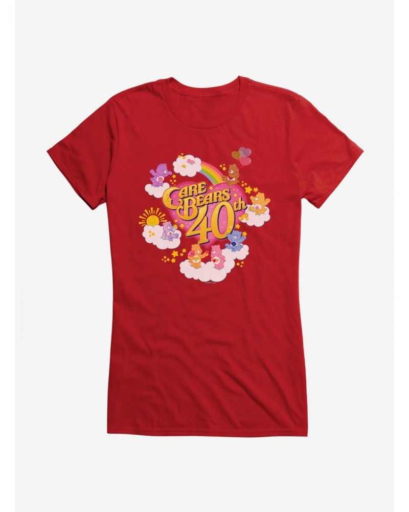 Care Bears 40th Anniversary Girls T-Shirt $14.94 T-Shirts