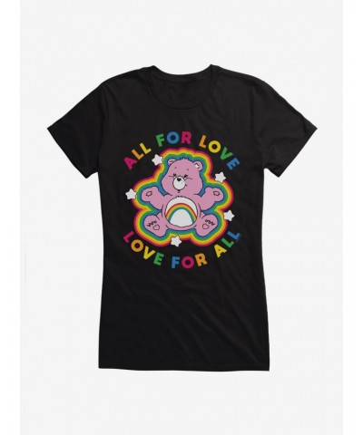 Care Bears Pride Cheer Bear All For Love, Love For All T-Shirt $15.44 T-Shirts