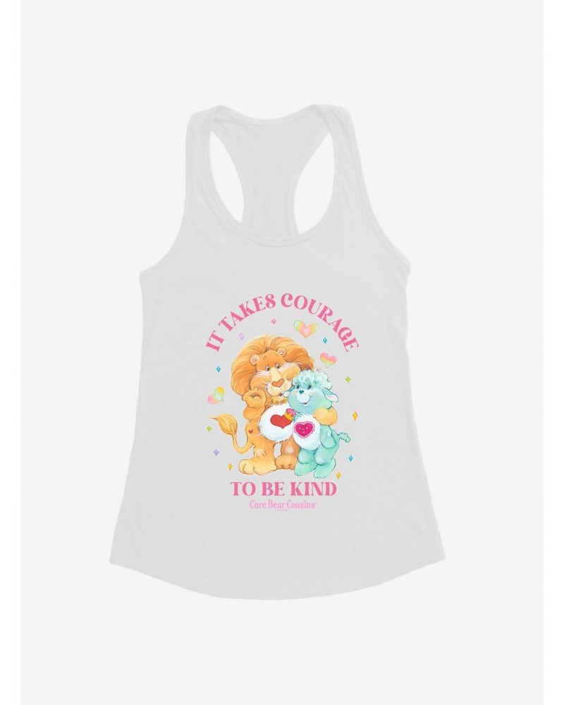 Care Bear Cousins Brave Heart Lion & Gentle Heart Lamb Be Kind Girls Tank $15.19 Tanks