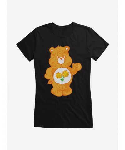 Care Bears Friend Bear Floral Girls T-Shirt $14.94 T-Shirts