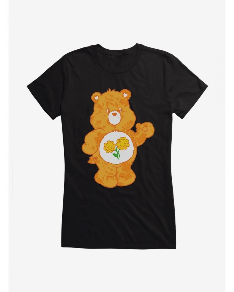 Care Bears Friend Bear Floral Girls T-Shirt $14.94 T-Shirts