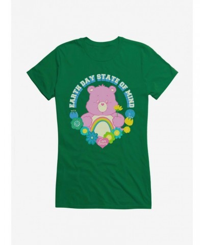 Care Bears Earth Day State Of Mind Girls T-Shirt $14.94 T-Shirts