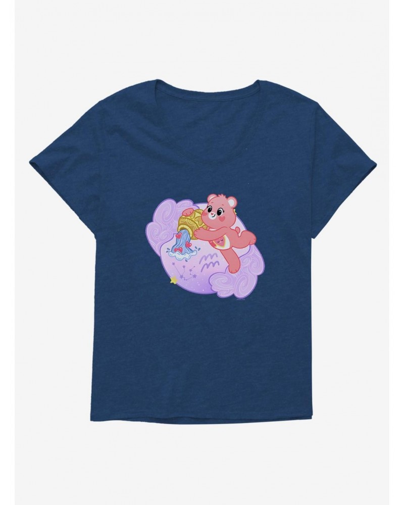 Care Bears Aquarius Bear Girls T-Shirt Plus Size $18.21 T-Shirts