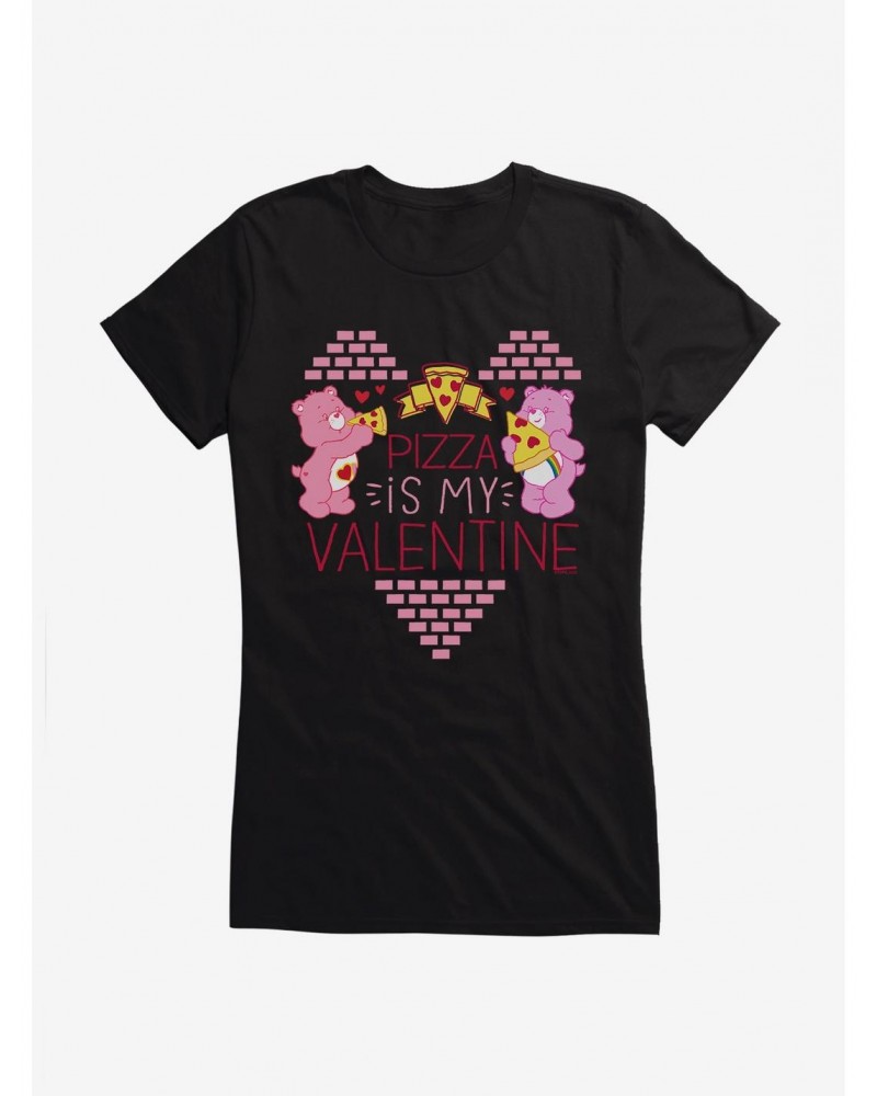 Care Bears Pizza Is My Valentine Girls T-Shirt $16.19 T-Shirts