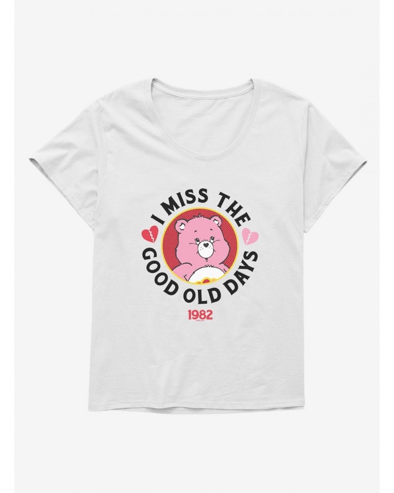 Care Bears Love-A-Lot Bear I Miss The Good Old Days Girls T-Shirt Plus Size $17.34 T-Shirts