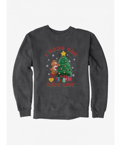 Care Bears I Made The Nice List Sweatshirt $22.51 Sweatshirts