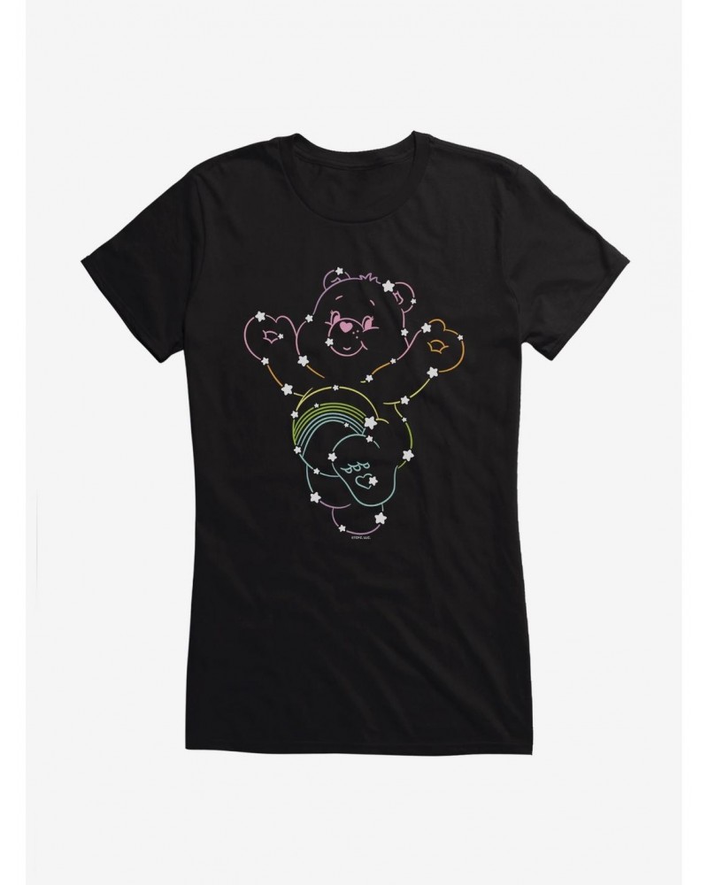 Care Bears Cheer Bear Constellation Girls T-Shirt $15.69 T-Shirts