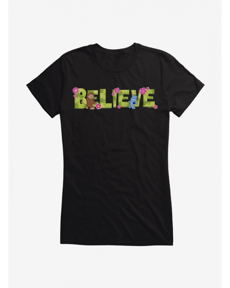 Care Bears Believe Script Girls T-Shirt $15.44 T-Shirts