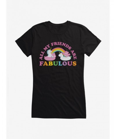 Care Bears Pride Cheer Bear My Friends Are Fabulous T-Shirt $15.19 T-Shirts