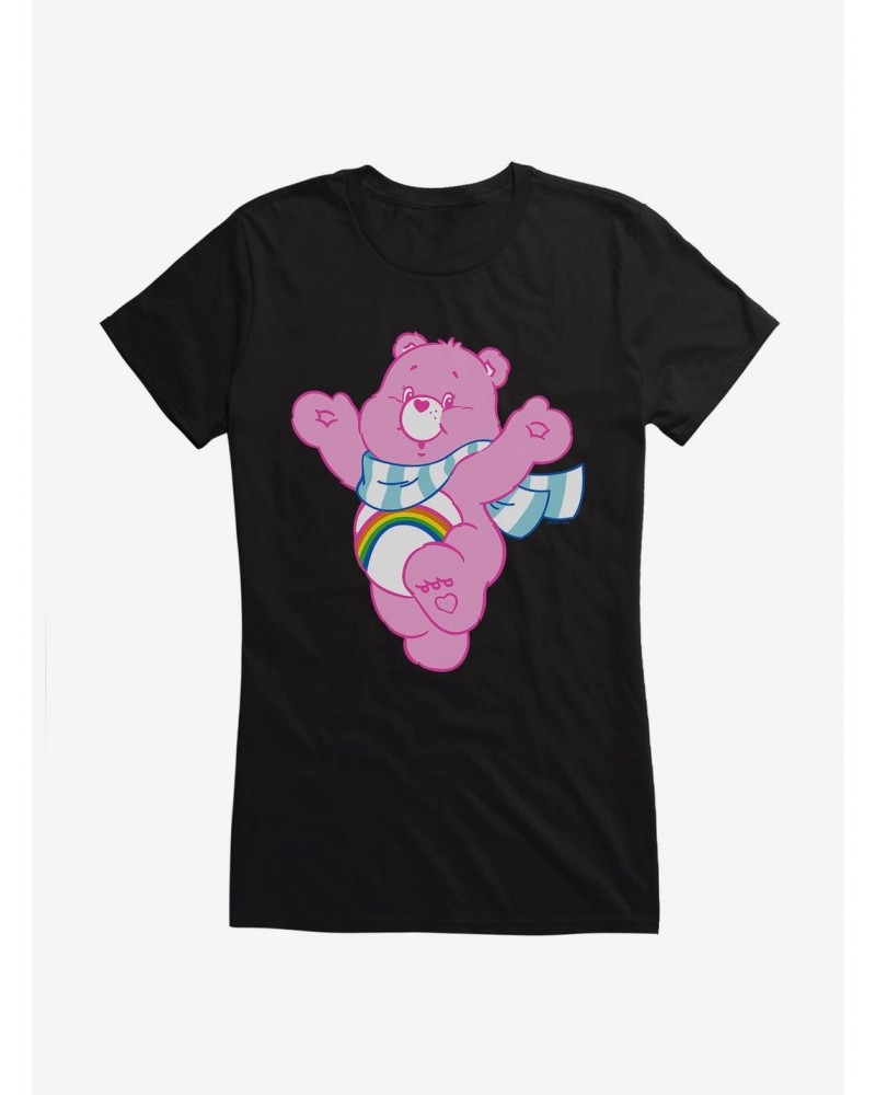 Care Bears Cheer Bear Scarf Girls T-Shirt $14.94 T-Shirts