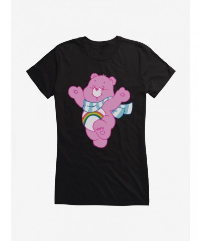 Care Bears Cheer Bear Scarf Girls T-Shirt $14.94 T-Shirts