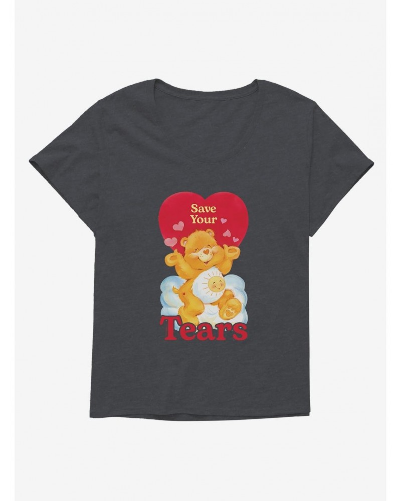 Care Bears Funshine Bear Save Your Tears Girls T-Shirt Plus Size $18.79 T-Shirts