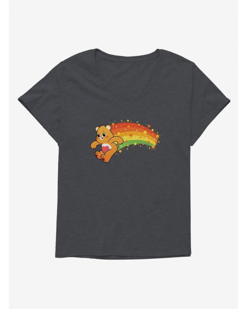 Care Bears Rainbow Jump Girls T-Shirt Plus Size $17.92 T-Shirts