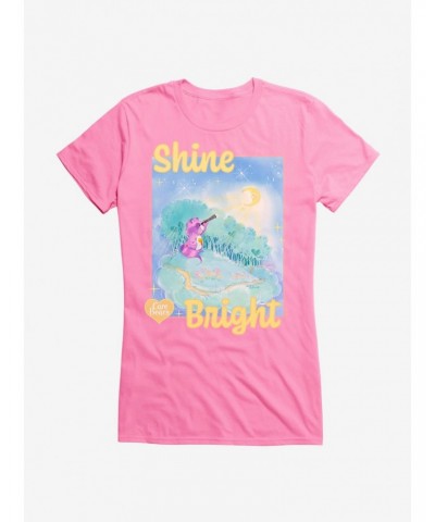 Care Bear Cousins Bright Heart Raccoon Shine Bright Girls T-Shirt $15.19 T-Shirts