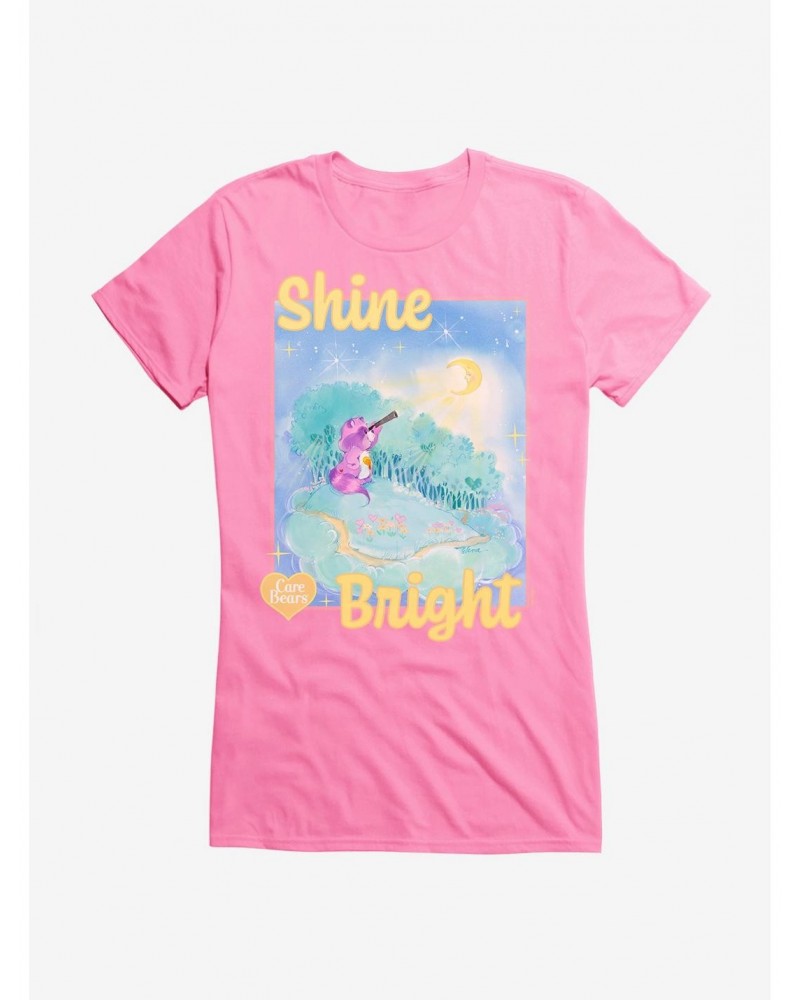 Care Bear Cousins Bright Heart Raccoon Shine Bright Girls T-Shirt $15.19 T-Shirts