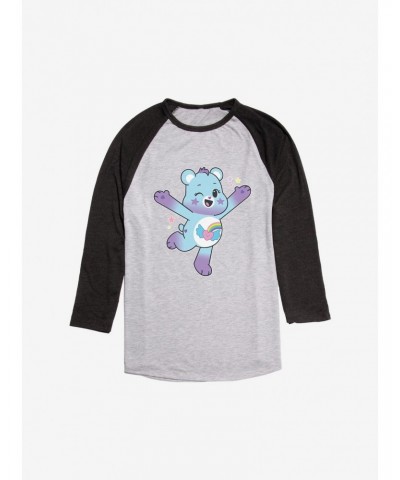 Care Bears Jump Dream Bright Bear Raglan $18.21 Raglans