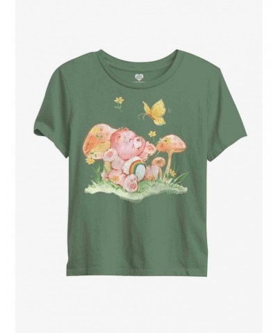 Care Bears Mushroom Boyfriend Fit Girls T-Shirt $16.19 T-Shirts