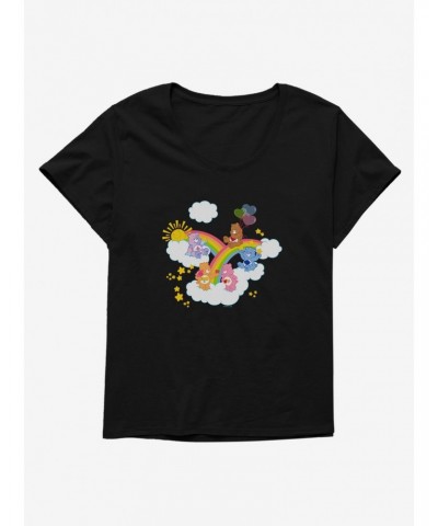 Care Bears Over The Rainbow Girls T-Shirt Plus Size $17.92 T-Shirts