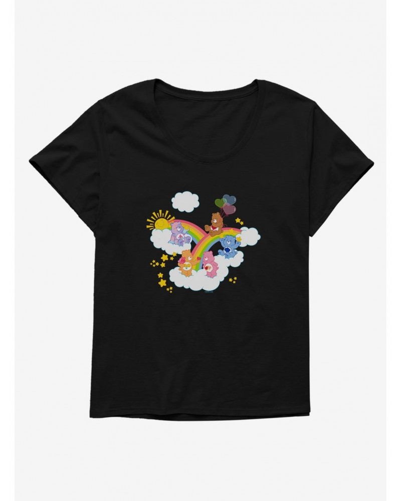 Care Bears Over The Rainbow Girls T-Shirt Plus Size $17.92 T-Shirts