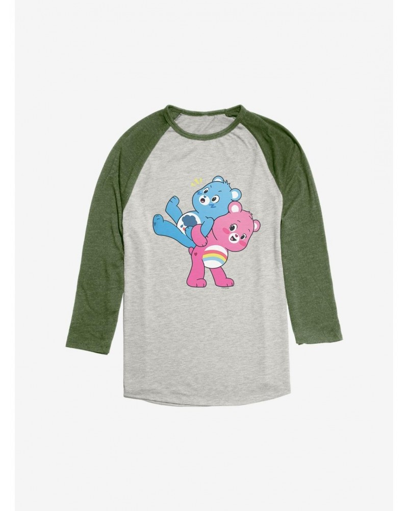 Care Bears Cheer and Grumpy Besties Raglan $18.21 Raglans