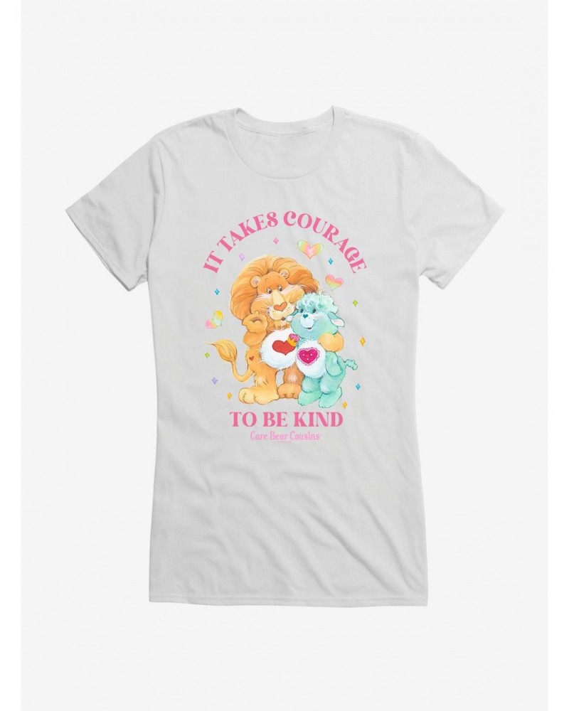 Care Bear Cousins Brave Heart Lion & Gentle Heart Lamb Be Kind Girls T-Shirt $15.94 T-Shirts