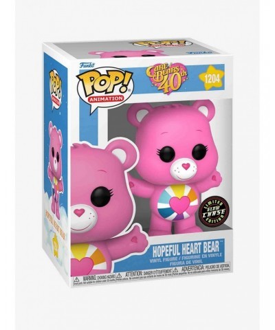 Funko Care Bears 40th Pop! Animation Hopeful Heart Bear Vinyl Figure $8.13 Figures