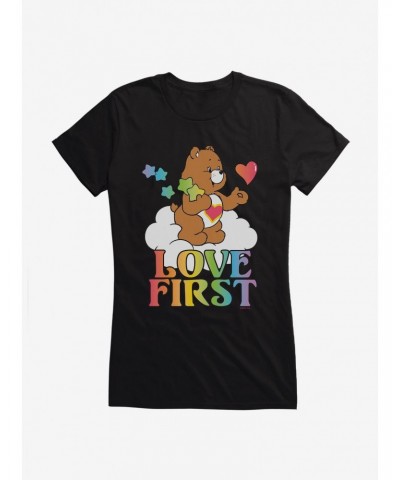 Care Bears Pride Tenderheart Bear Love First T-Shirt $14.94 T-Shirts