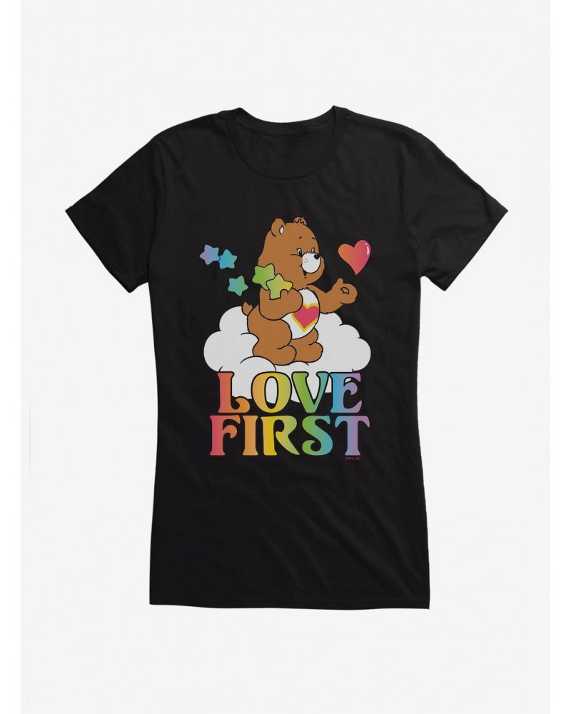 Care Bears Pride Tenderheart Bear Love First T-Shirt $14.94 T-Shirts