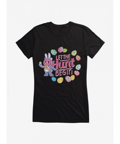 Care Bears Cheer Bear Let The Hunt Begin Easter Girls T-Shirt $15.44 T-Shirts