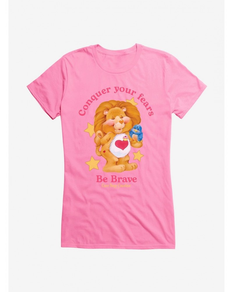 Care Bear Cousins Brave Heart Lion Be Brave Girls T-Shirt $15.44 T-Shirts