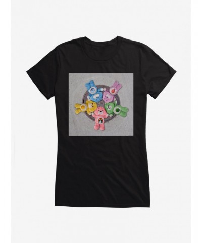 Care Bears Stuffed Cloud Watching Girls T-Shirt $14.94 T-Shirts