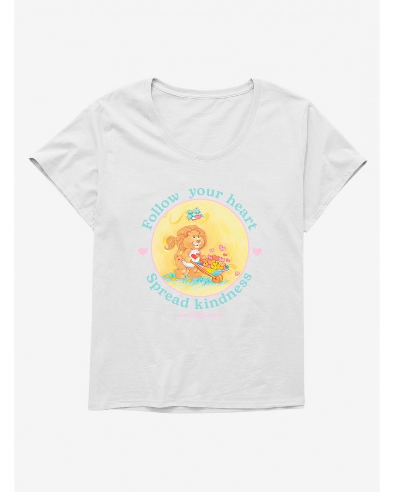 Care Bear Cousins Brave Heart Lion Follow Your Heart Girls T-Shirt Plus Size $18.84 T-Shirts