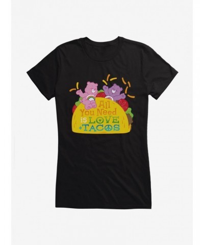 Care Bears Love And Tacos Girls T-Shirt $15.69 T-Shirts